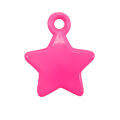 pingente pink estrelas